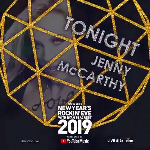 2019 is only a few hours away! Join me LIVE from Times Square on TONIGHT at 8/7c on ABC. #RockinEve