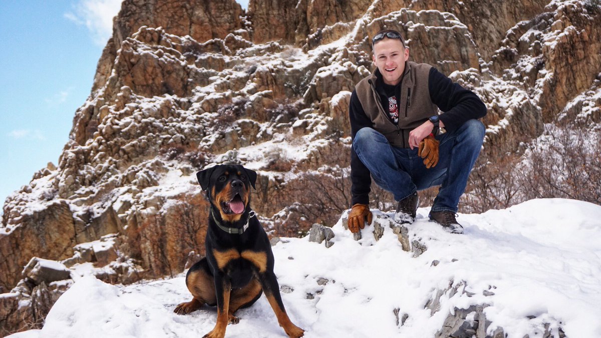 justingroach's tweet image. My dog is epic