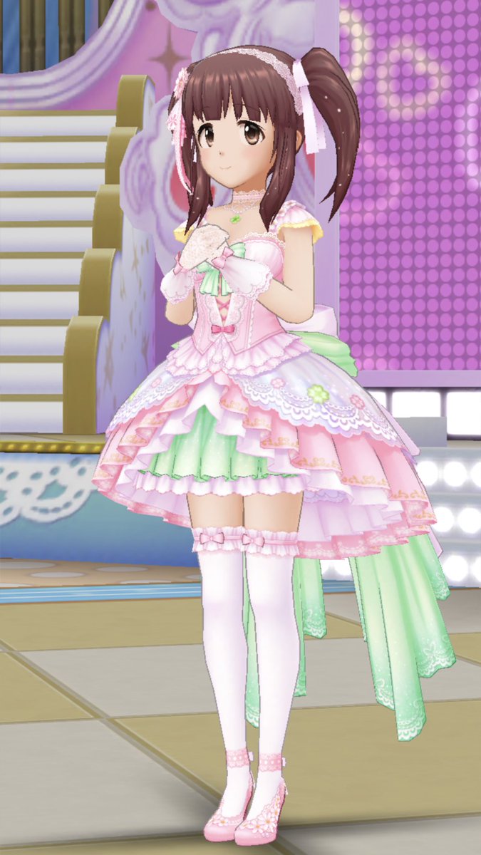 いっせ ライブ行きたい Sur Twitter シンデレラフェス限定ssr緒方智絵里の衣装です ご査収ください デレステ 緒方智絵里 T Co Tclprosmkf Twitter