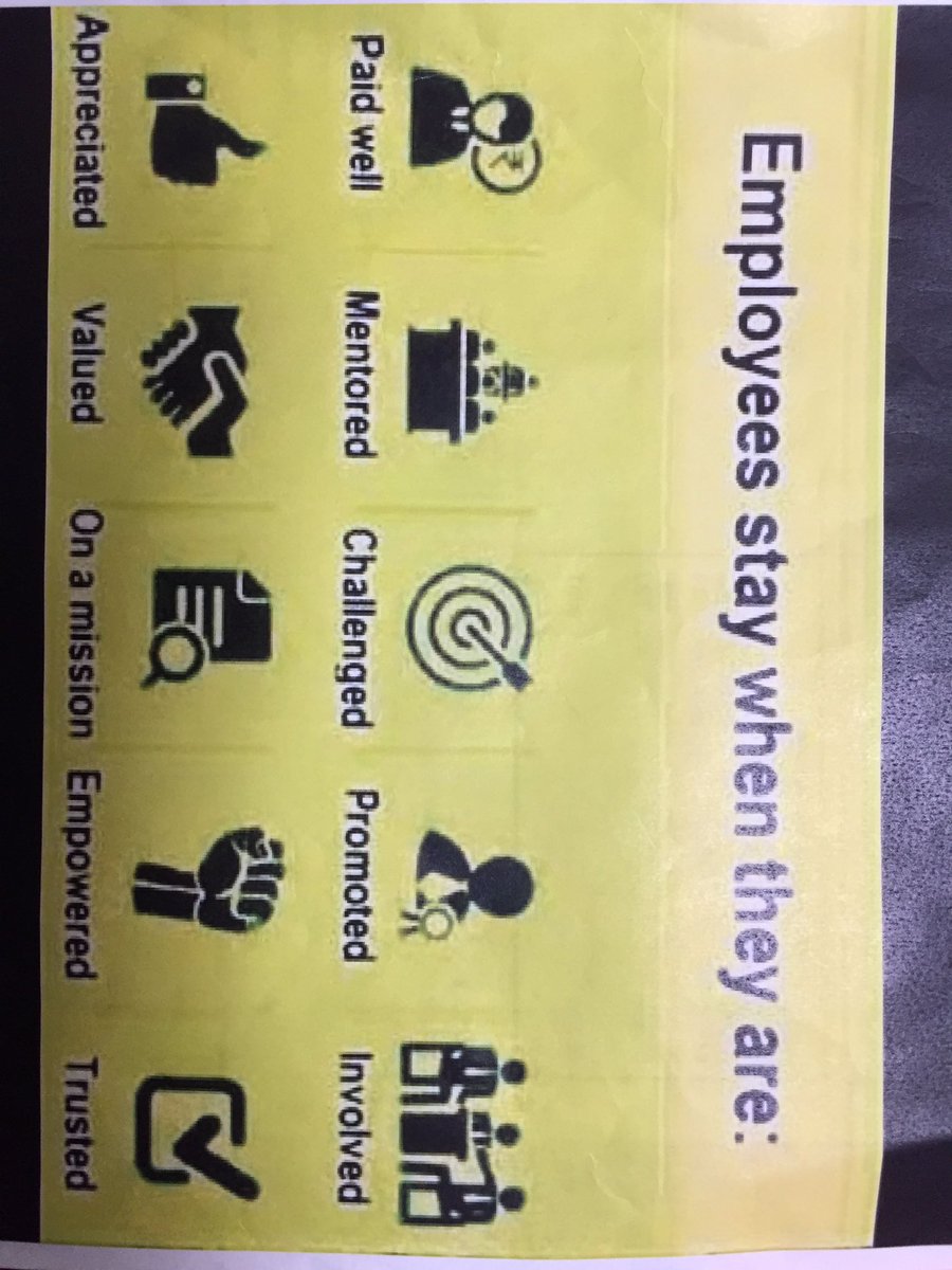 A happy, focussed, accountable, inspired, innovative and rewarded team = happy guests. #leadership