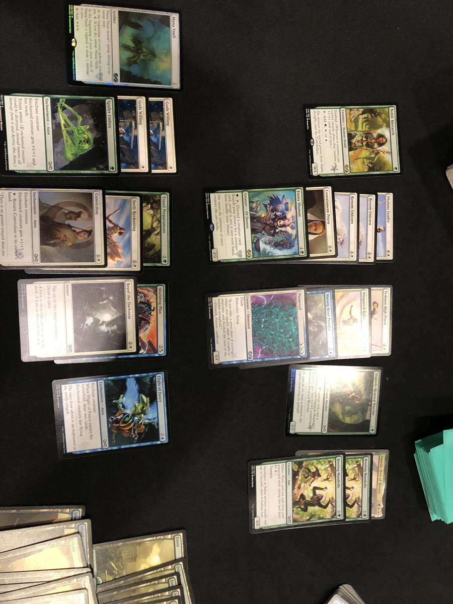 djb06's tweet photo. 3-0d my first draft with this spicy boi. Then won the first round of second draft (11-2), win and probably good to draw but we bombed to (11-4) #GPVAN https://t.co/LVf2rz6w4C