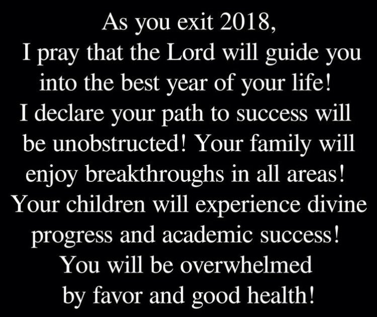 lyndawatersnewk's tweet photo. #Prayer #MondayMotivation #leaving2018 #lastdayoftheyear2018 #lastdayoftheyear #newyearseve #newyearseve2018 #happynewyearseve2018 #happynewyearseve #goodmorning #leavingbehind2018 #exit2018 #pray #family #friend #friends #familyandfriends #families #bestyearofyourlife #bestyear https://t.co/CxtadsiPXe
