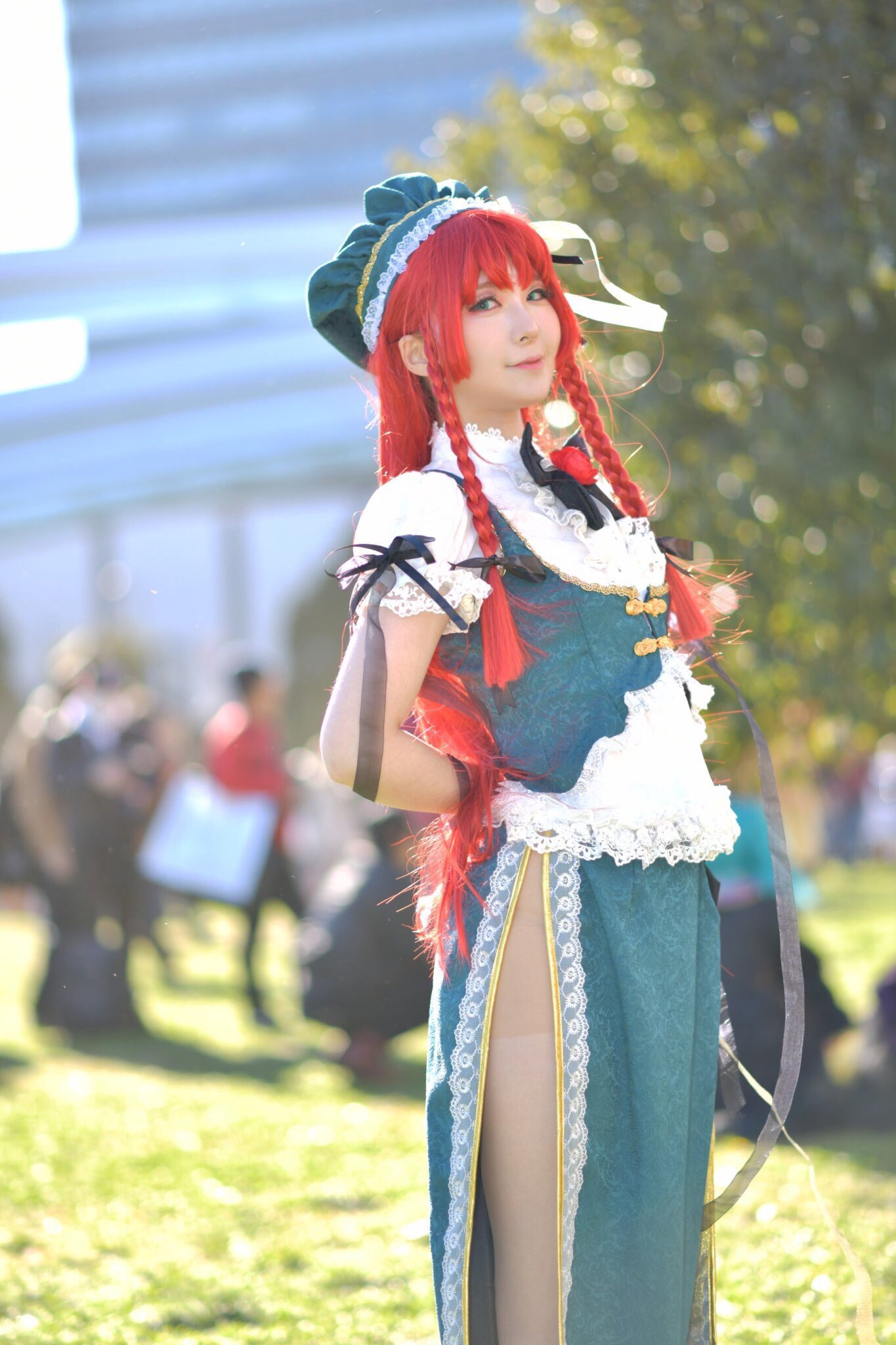 コスプレ衣装 東方Project 紅美鈴 華人小娘 オリジナル cosplay