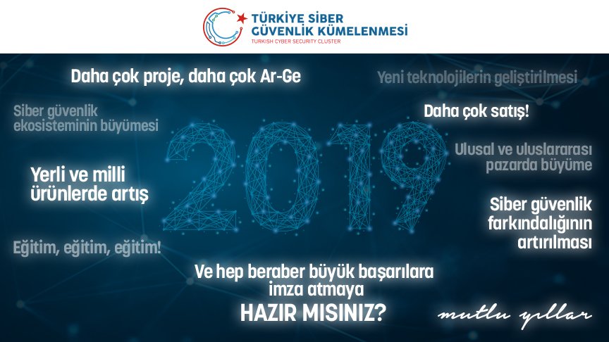 Türkiye Siber Güvenlik Kümelenmesi tweet media