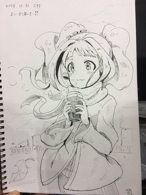 こんな感じにスケブを描かせて頂きました!
最後に可愛いやよいを描く機会を与えて頂き感謝します!! 