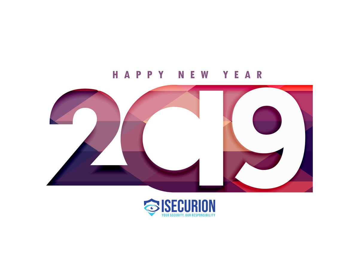Wish you all a very Happy New Year 2019
#HappyNewYears2019 #HappyNewYear #ISECURION