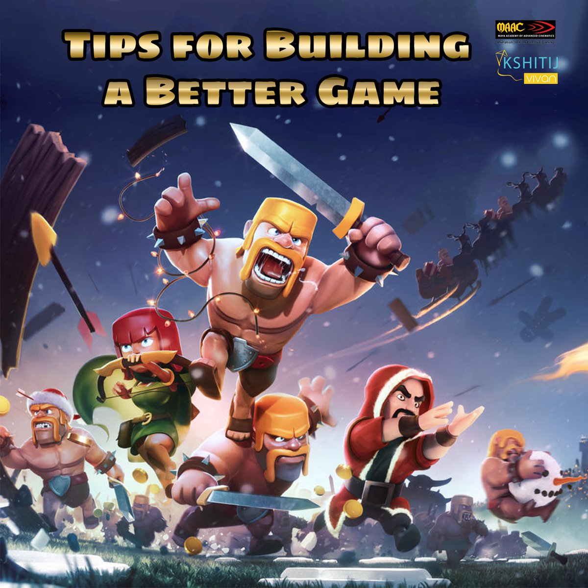 MaacAhmedabad's tweet photo. Tips for Building a Better Game !!!
https://t.co/U11o5e8fx5
#Tips #game #buildgame #bettergame #AnimationCourses #MaacCGRoad #MaacSateliteRoad https://t.co/lHilbz6HY8