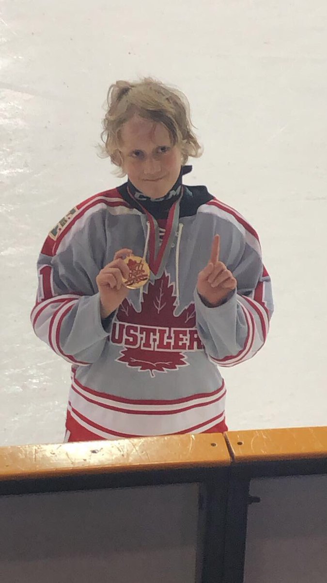 Big tourney win for this Rustler and his Atom division teammates at the Ridge Meadows Winter Classic! #PrideHustleDesire #TheRustlerWay Proud of you guys!