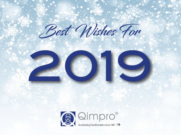 Best Wishes for 2019 from all of us @qimpro - <a href="/SureshLulla/">Suresh Lulla</a> <a href="/jigishalulla/">Jigisha Lulla</a>
#qualitymanagement #quality #creativityskills #innovation #problemsolving #businessexcellence #performanceexcellence #processexcellence