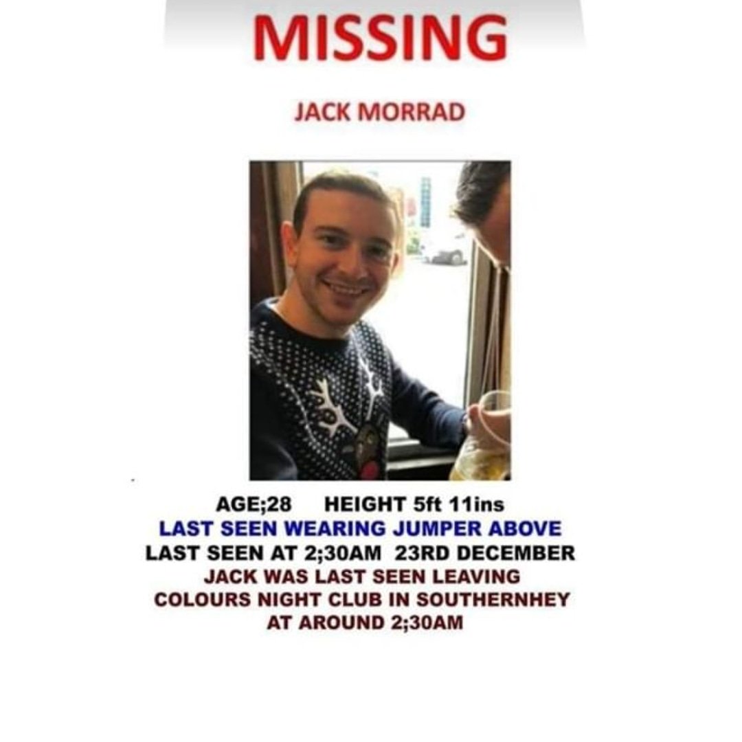 Jack Morrad has been missing since 23rd December from Basildon, Essex. 

Please all Share &amp; Retweet! 

#JackMorrad