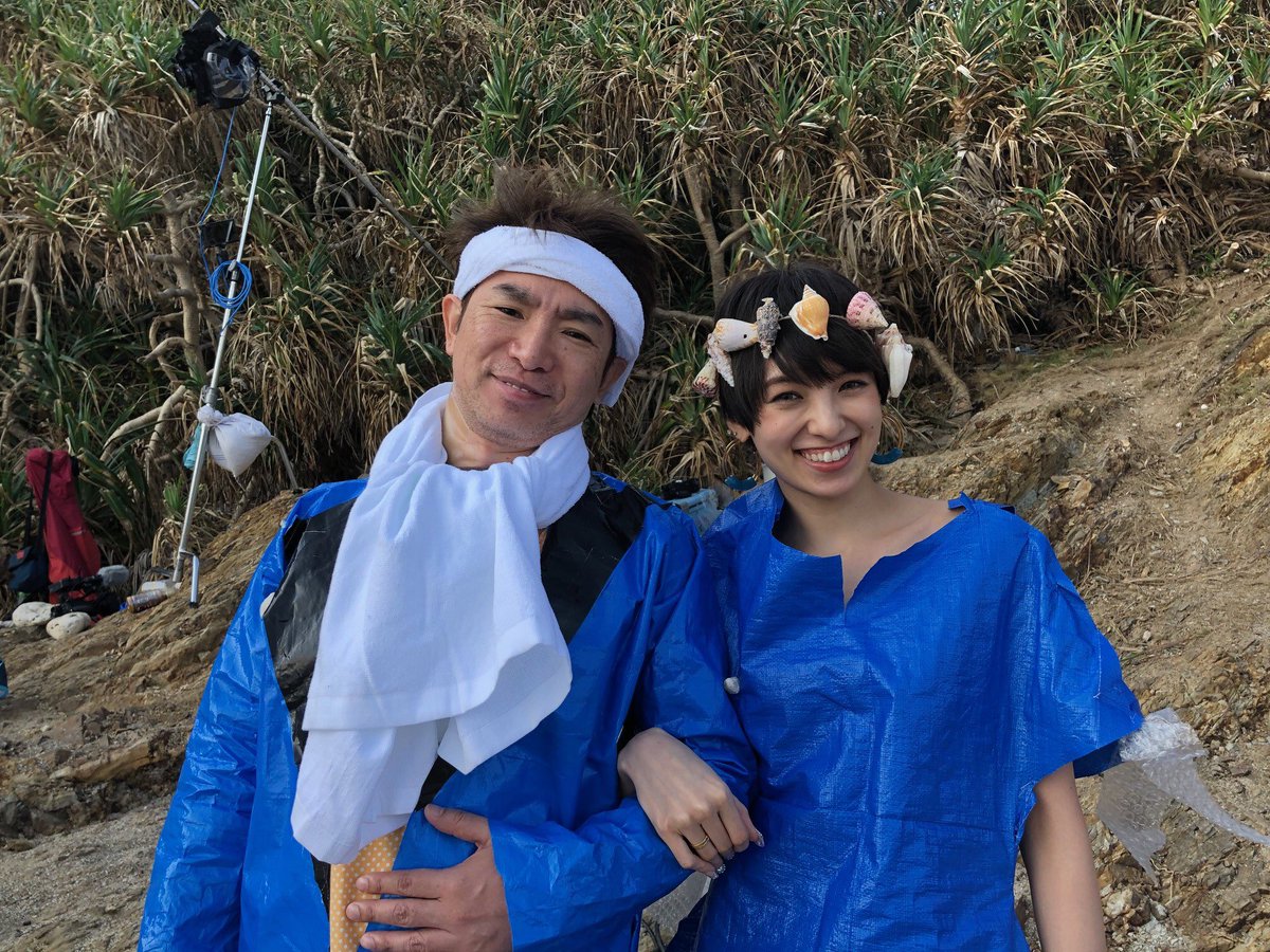 無人島0円生活 テレビ朝日公式 無人島結婚式 優さん アッキーナ 末永くお幸せに 濱口優 南明奈 有野神父 無人島生活