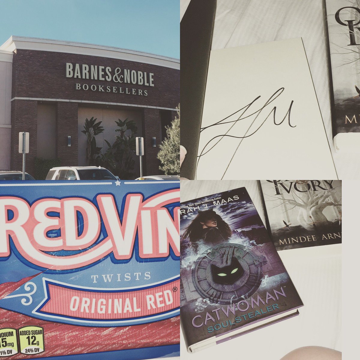 DanniClipper's tweet image. |unbezahlteWerbung|natürlich musste ich zum Bauchladen gehen, wo ich viel Geld liegen lassen habe.Dazu gab es die RedVine twister,süchtigmachend-passt gut zu meiner Lesesucht😄#redvines #redvineslife #bücher #barneandnoble #lesen #sarahjmaas #catwoman #lesesüchtig