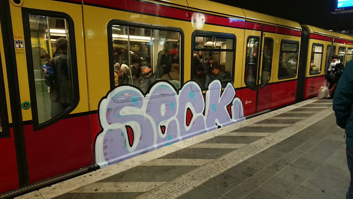 TrainsBB's tweet photo. SECK

#artwork #berlin #color #db #graffiti #ostbahnhof #painting #streetart #sbahnberlin #sbahn #spraytrain #trainart #trainbombing #trainwring #train #urbanart #zugliebe #schnellesding https://t.co/3o2FtSeDGx