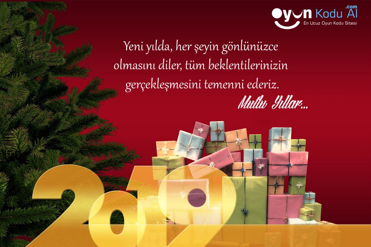 oyunkodual's tweet photo. Mutlu yıllar dileriz :) #2019 #mutluyıllar https://t.co/2ALTllxL3J