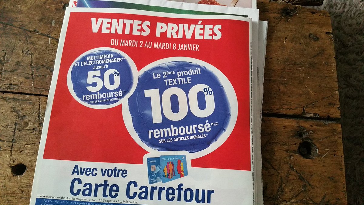 Chez <a href="/CarrefourFrance/">Carrefour</a> en 2019 on a un Mardi 2 janvier... ils ont déjà bien fêté la nouvelle Année... Se serait mieux du MERCREDI 2 au mardi 8... #jenerelispaslebonatirer