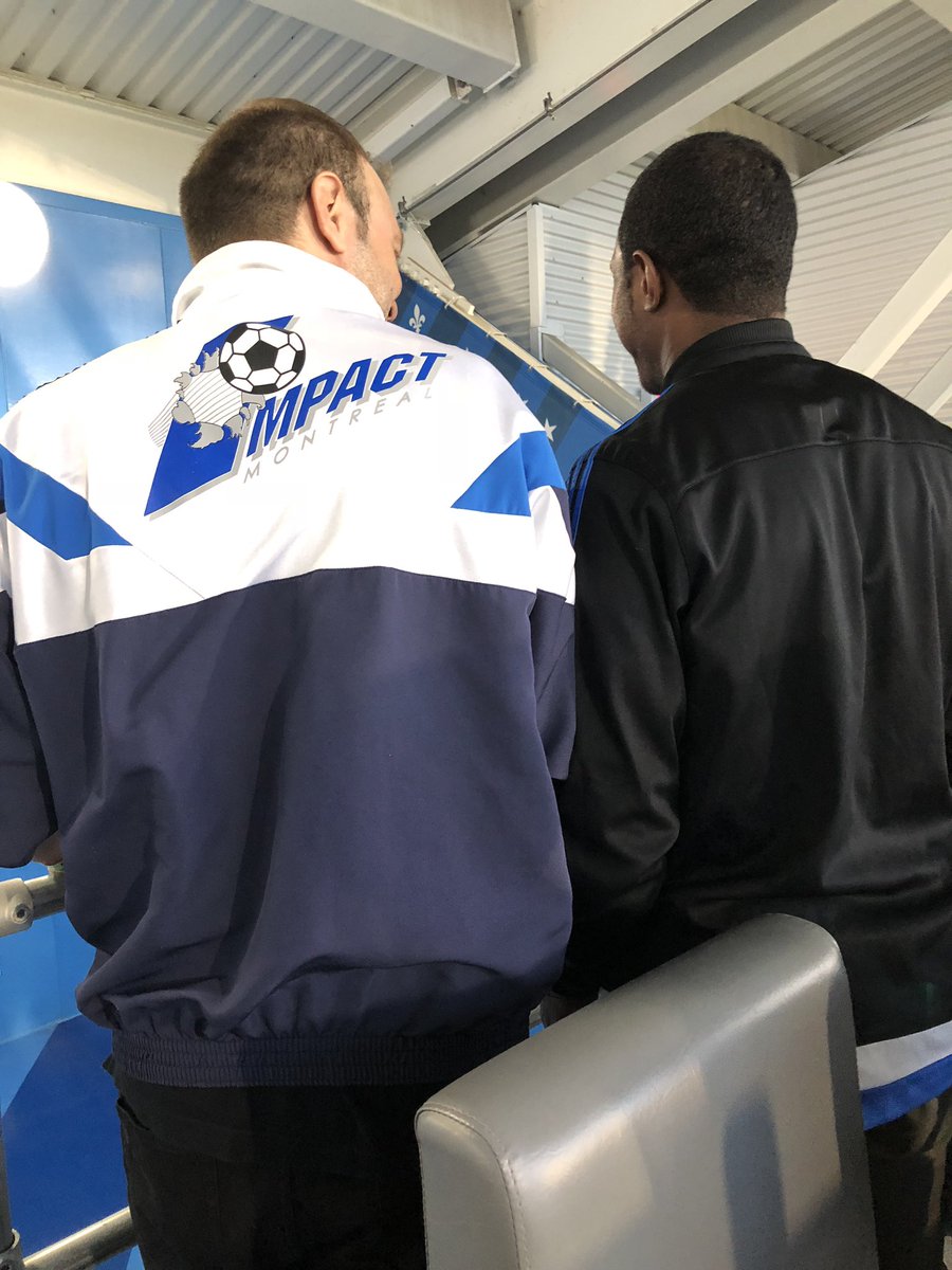 pbernier10's tweet photo. As 25th anniversary Ambassador.
Thank you @impactmontreal for this great honour.
With great pleasure, I was able to reconnect with former Impact players and invite them to Saputo Stadium.
Thanks to all the fans also for their energy, support and fidelity.
#Imfc #Imfc25 #bye2018 https://t.co/vhA8MIbgqu