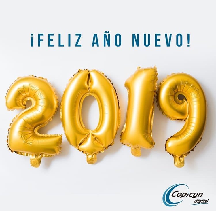 Copicyn's tweet image. 🌟En Copicyn les deseamos que este nuevo año llegue lleno de exitos para todos🌟 🎉Feliz 2019🎉 #FelizAñoNuevo #Año2019 #nuevoaño