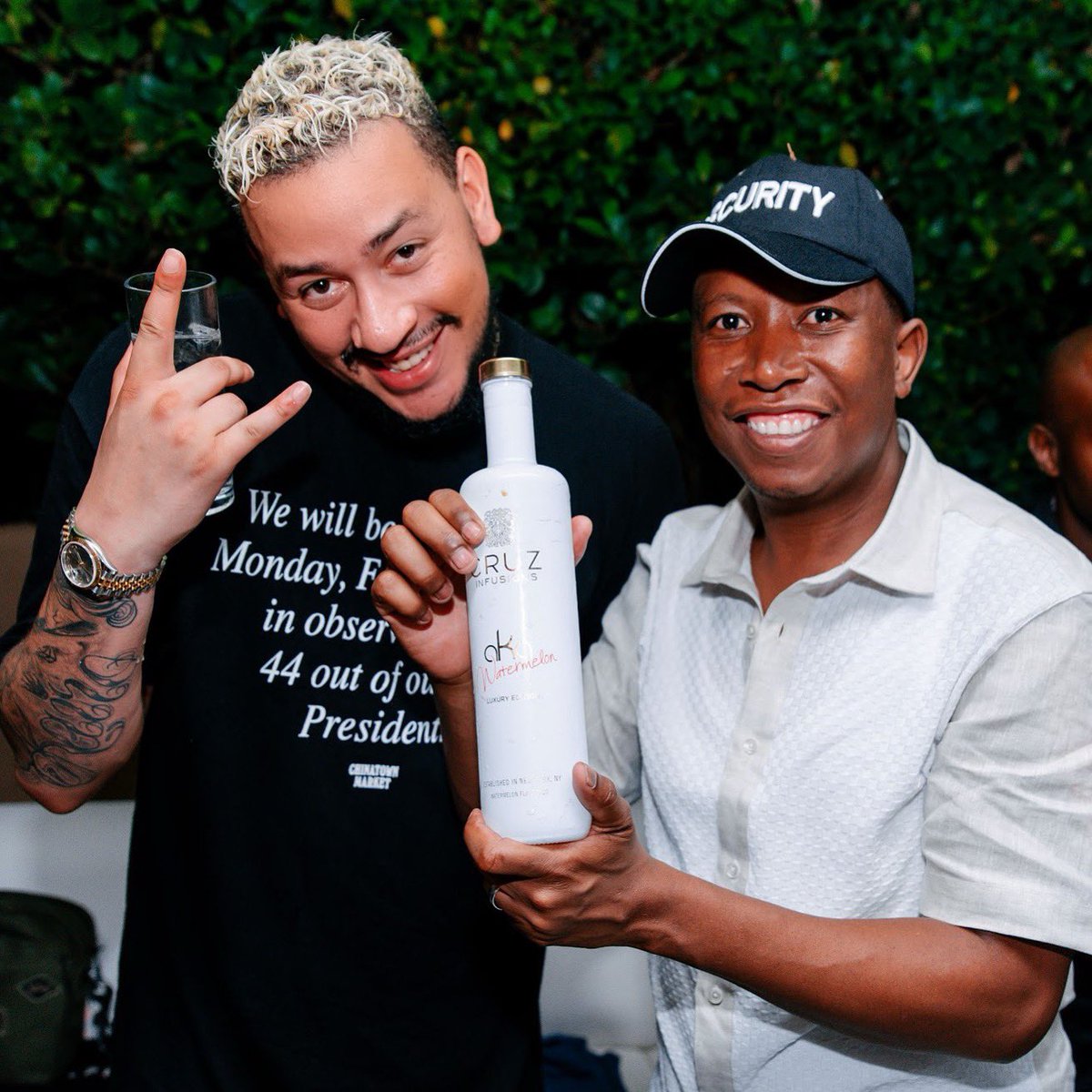 AKA (@akaworldwide) on Twitter photo Case closed. <a href="/Julius_S_Malema/">Julius Sello Malema</a> Thank You for hosting us and for your kind words. God Bless you and your family in 2019 and beyond. 💸 Case closed. <a href="/Julius_S_Malema/">Julius Sello Malema</a> Thank You for hosting us and for your kind words. God Bless you and your family in 2019 and beyond. 💸