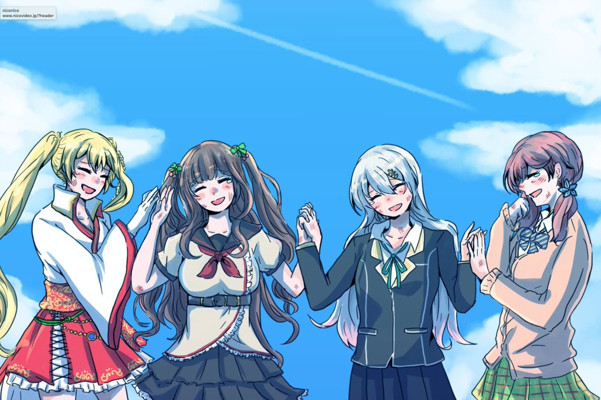 そしてアイドル部イラストの中でお気に入りの4枚!
(何気なく選んだらすべてのイラストにお嬢がいたw☺️) 
