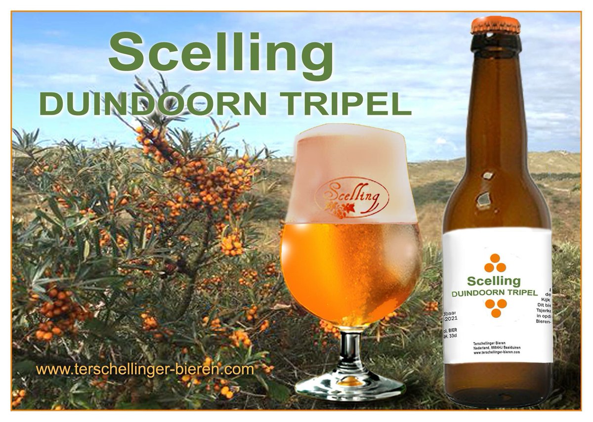 Scelling's tweet photo. De laatste dag van 2018... We wensen iedereen alvast een gelukkig en smaakvol nieuw jaar! 2019 begint extra goed met het nieuwe #Scelling bier: #Duindoorn #Tripel :) Verkrijgbaar vanaf het voorjaar. https://t.co/zSkVQescYc
