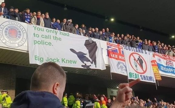 Footballawaydays On Twitter Rangers Banners At Home To Celtic On