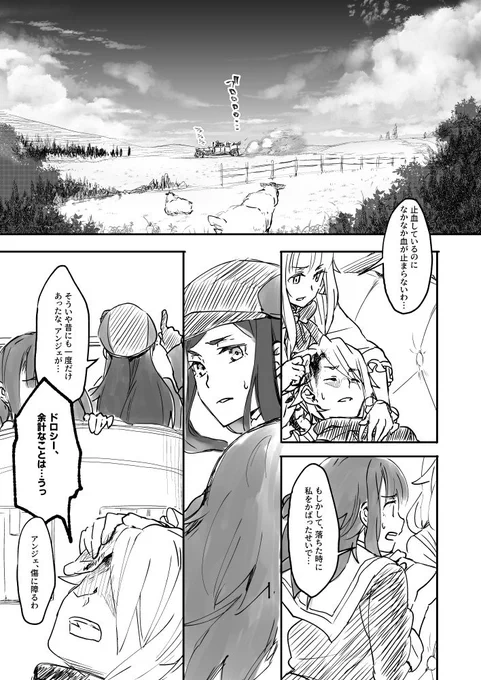 血友病因子をもったアンジェの話【case2その後】その①(14P予定)
アンジェがヴィクトリア女王から血友病を遺伝していたらというif 