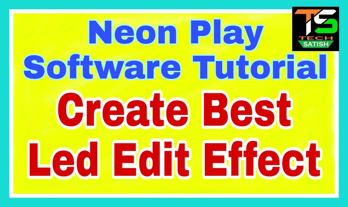 TechSatish4u's tweet image. #LedEdit #PixelProgramming #neonplay #LedEffect #techsatish4u
youtu.be/qrlDEIbJkeg