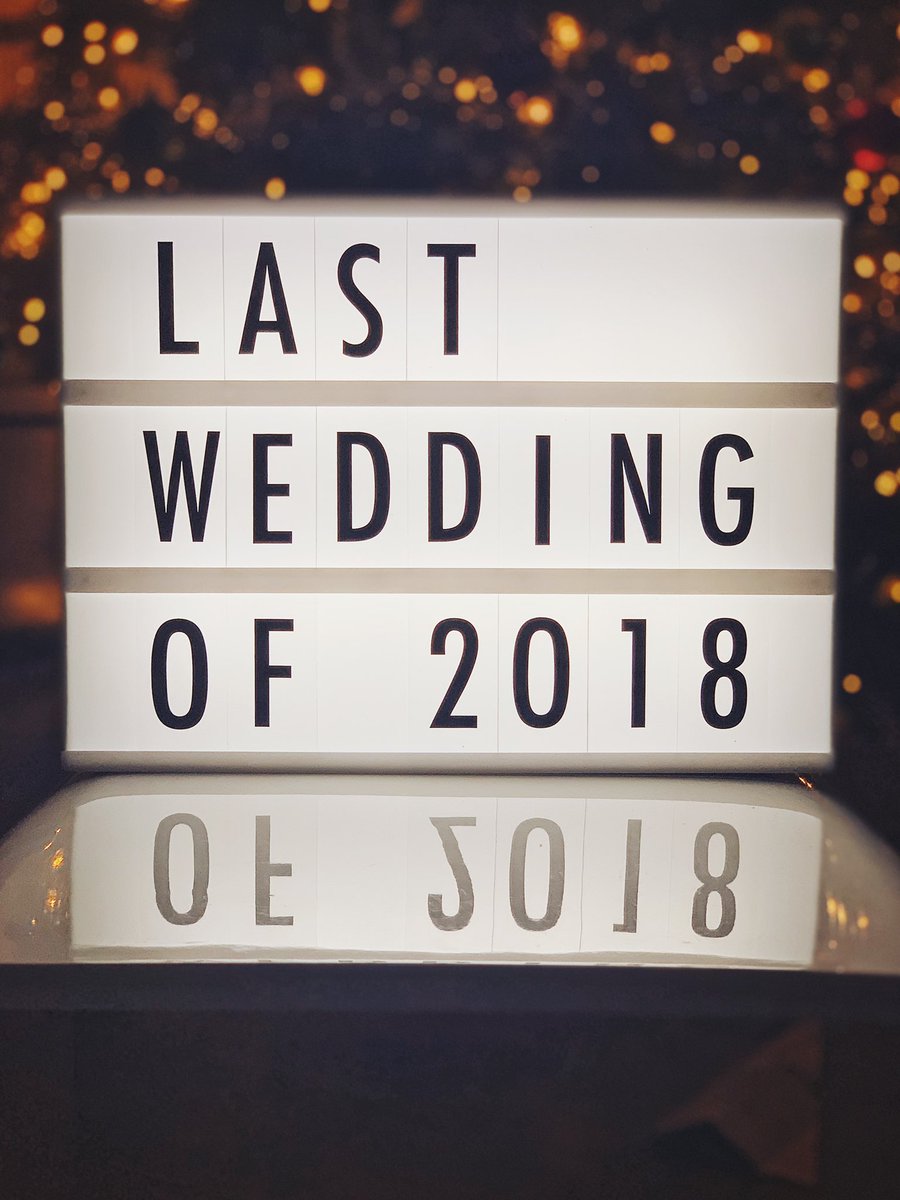 Last wedding of 2018 at the beautiful Foxhills. Huge thank you to all my brides and grooms this year. Here’s to 2019!!!