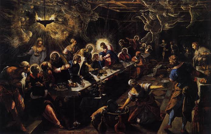 Leonardo da Vinci ve Tintoretto, 'Son Akşam Yemeği' resimlerinde klasik rönesans ve maniyerizm farkı açıkça görülmektedir.