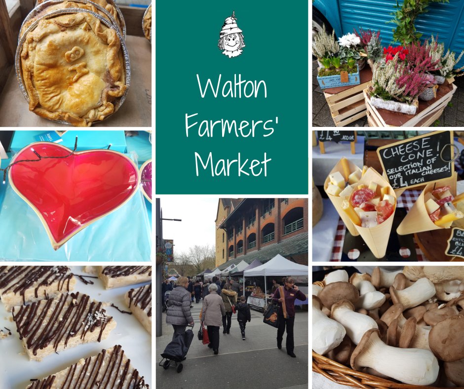 Spend your Saturday at #Walton Farmers' Market for our first market of the 2019! We'll be at <a href="/HeartShopping/">The Heart Shopping Centre</a> from 9.30am - 2pm, so you'll have plenty of time to shop the fresh produce, handcrafted arts &amp; crafts, tasty artisan foods and more. See you there!