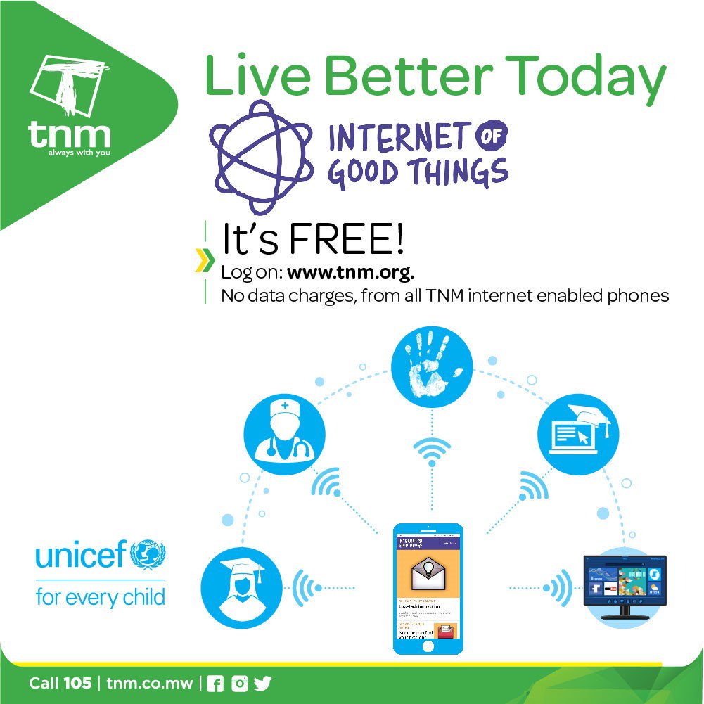 Get all the health information you need 
Just get on to tnm.org 
Its absolutely FREE!
#IoGT 
#UNICEFMalawi