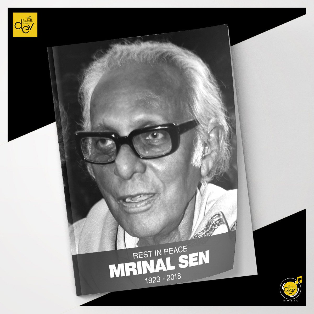 Rest in Peace Mrinal Sen. 🙏🏻 He was One of the Doyens of Indian cinema. His contributions to the Indian cinema will remain immortal forever.

#MrinalSen #RestInPeace