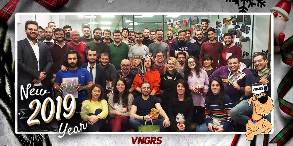 VNGRS's tweet photo. We wish wish you a happy new year! #VNGRS #team #happynewyear2019 @VNGRScloud @VNGRSAI https://t.co/z65UZDqRfC