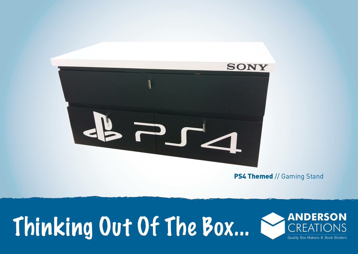 So... who got a PS4 for Christmas? Now you'll need a custom-built stand to store all of your games in! Give us a call on 3rd of Jan >>> 0141 440 2881 | #Gamers #Gaming #XBox #Glasgow #Playstation