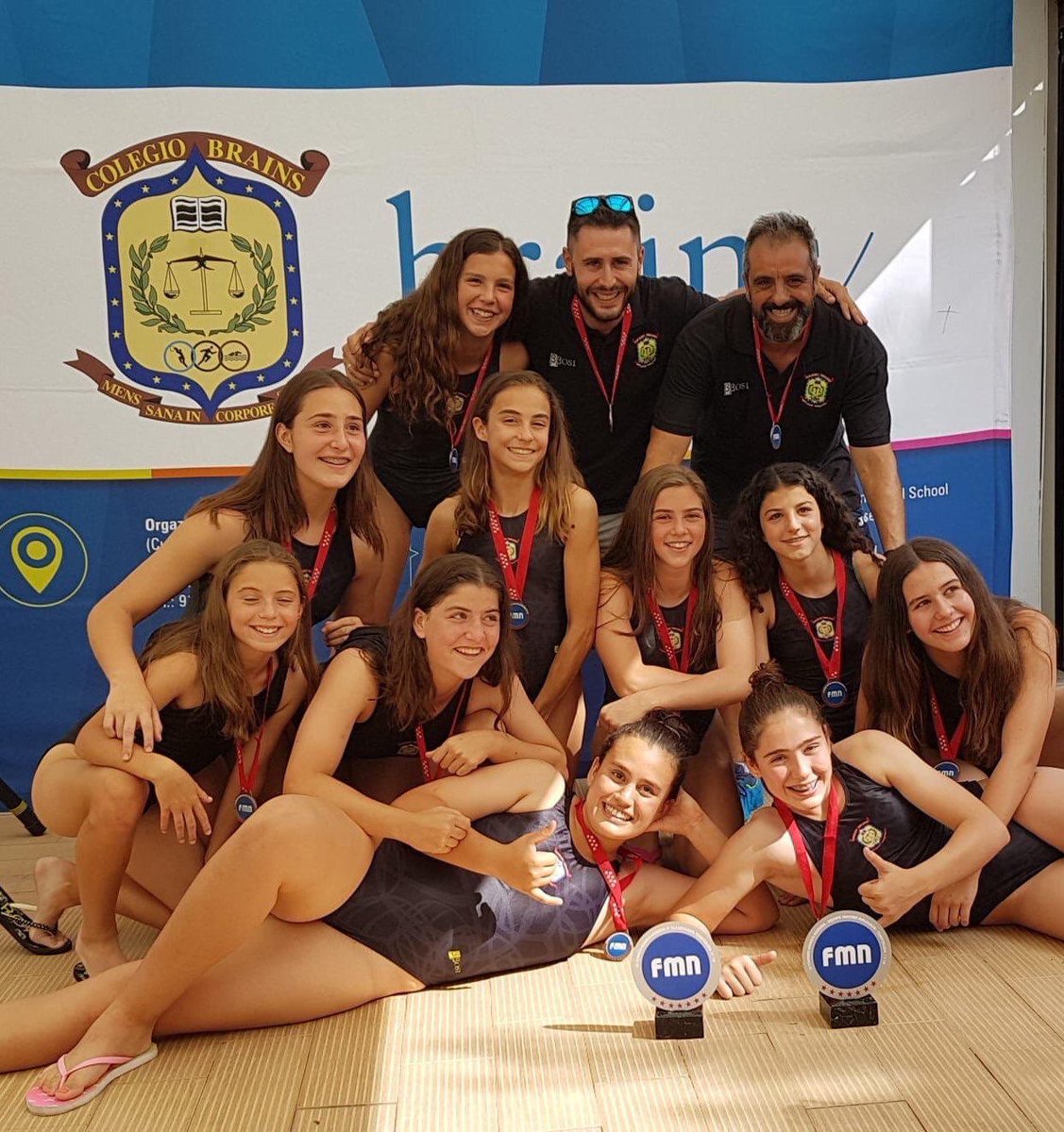 ENatacionBrains's tweet photo. El #equipo Infantil Femenino también dio mucho que hablar en 2018
#Subcampeón de Liga
#Terceras en Torneo Mamen Heredia
#Cuartas en Campeonato de España
Nuestras chicas siguen a tope!
@Colegio_Brains
@fmn_oficial
@motormecha
@ALCBDS_Deportes https://t.co/KboiiBj49t