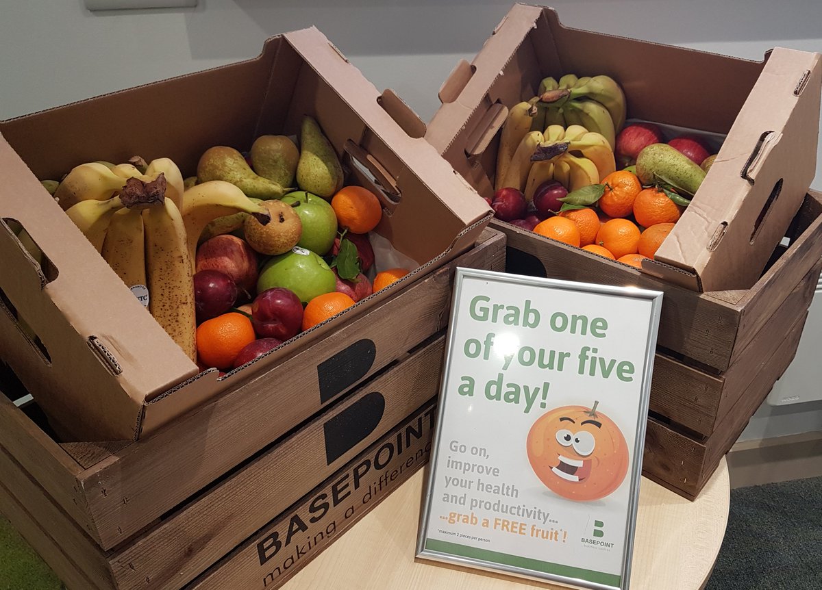 Basepoint_Brom's tweet photo. Happy New Year Everyone!! #WellnessJanuary starts today and our weekly fruit deliveries will start Monday 7th January!! https://t.co/fvxC5UH6pV