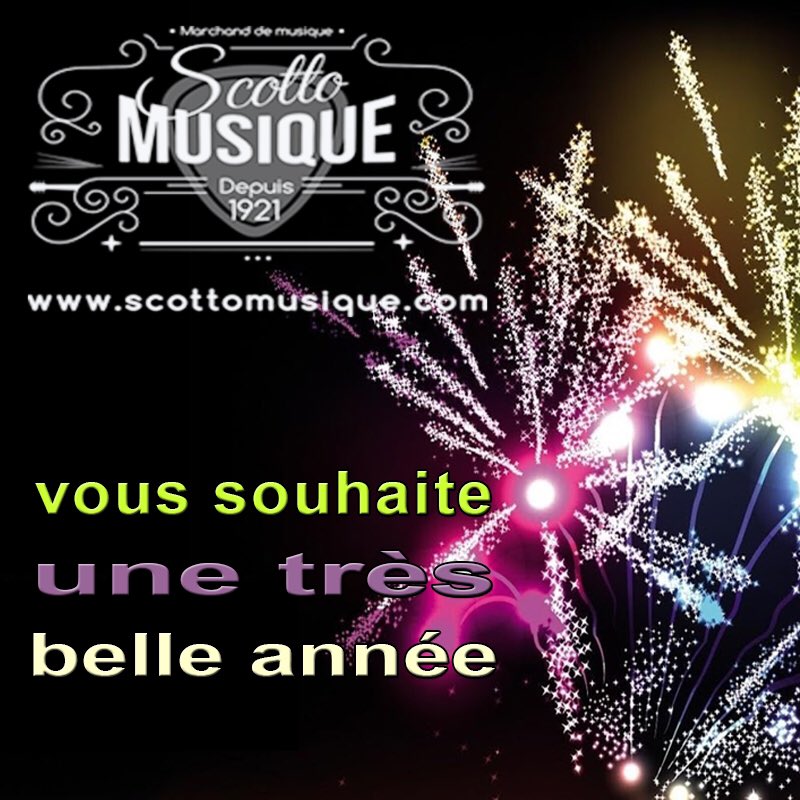 Scotto Musique vous souhaite une très belle année