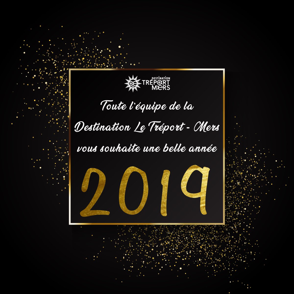 letreportmers's tweet photo. H-12 avant la nouvelle année ! 🎉

À cette occasion l'ensemble de l'équipe de la Destination Le Tréport-Mers vous adresse ses meilleurs voeux ! 🥳

# NouvelAn2019 # BonneAnnee2019 #DestinationLeTréportMers
#happymoment https://t.co/B0n3VUOoKT