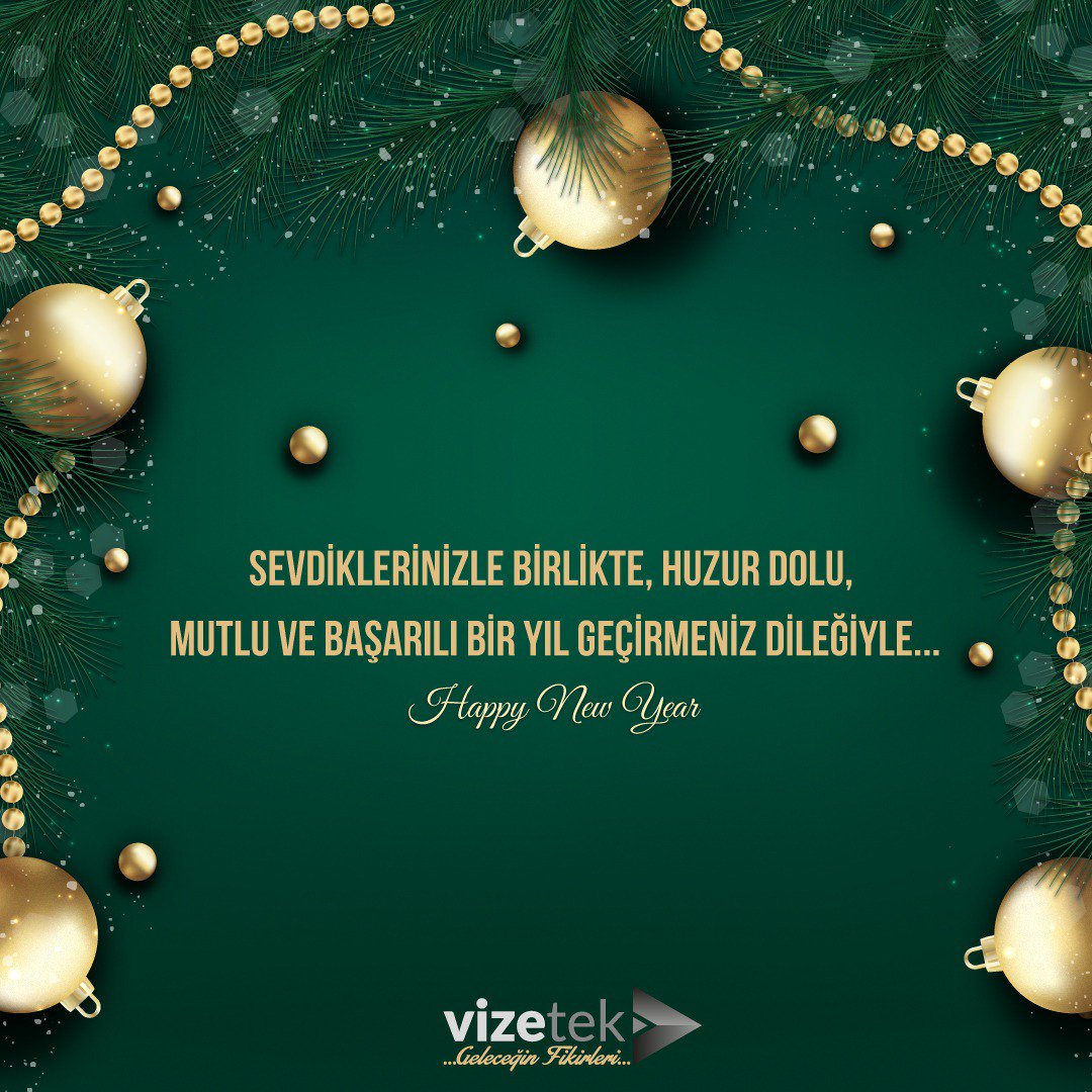 #yeniyıl
Mutlu ve başarılı bir yıl geçirmeniz dileğiyle yeni yılınız kutlu olsun
