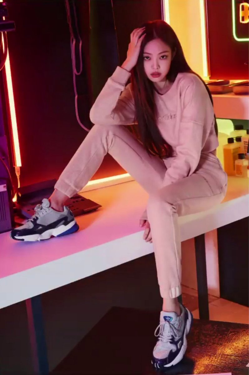 jennie adidas falcon