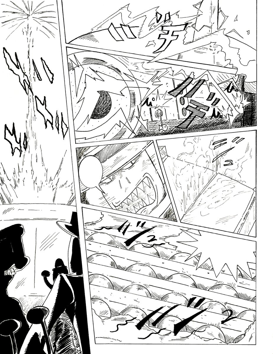 KactusCoyote's tweet image. Here's a few unlettered pages from Kactus Coyote as he makes his introductory adventure into the world of Jack Irons.  #SteelCowboy #IronVerseComics #IndieComics #Manga #少年漫画 #Gag #Scifi #Western #さぼてんコヨーテ