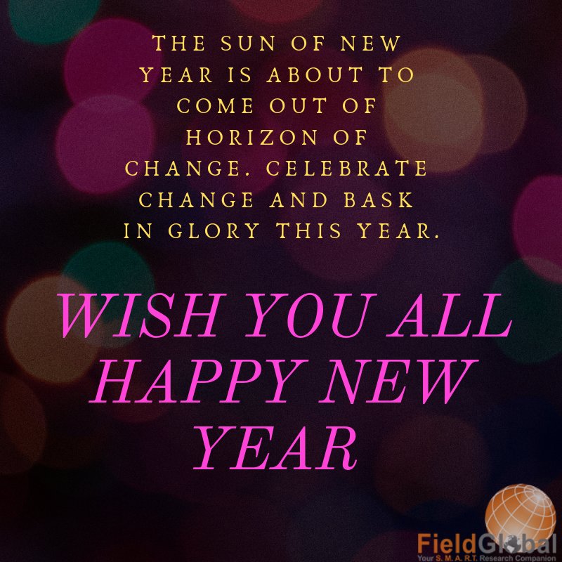#HappyNewYear2019 #HappyNewYear #HappyNewYears2019 
<a href="/fieldglobal/">FieldGlobal Market Research</a>  #marketresearch