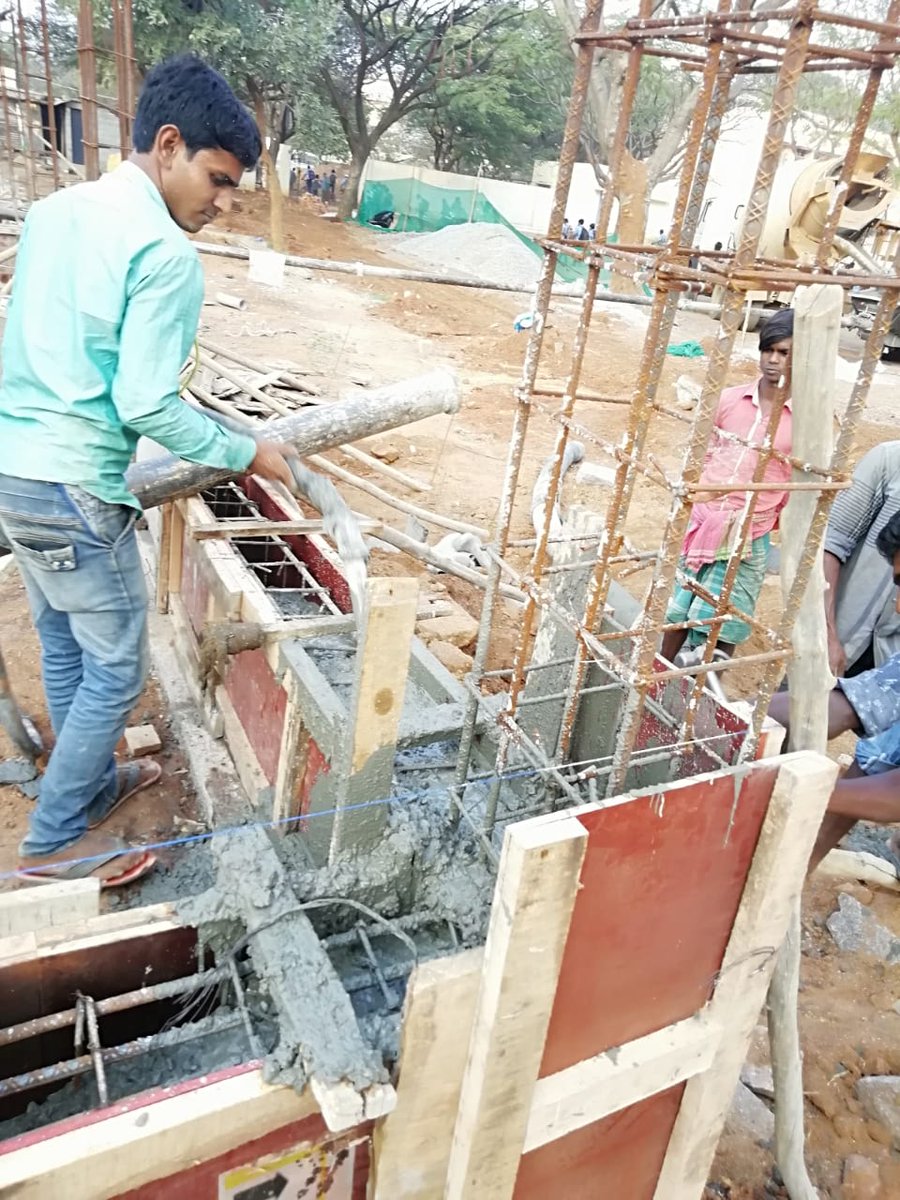 smartcitytumkur's tweet photo. Work in Progress: Column Concrete.
#plinthbeam concrete completed.
#additionalclassrooms #workinprogress #juniorcollege.
๐ฎ๐ฐ https://t.co/pywwu30pGL