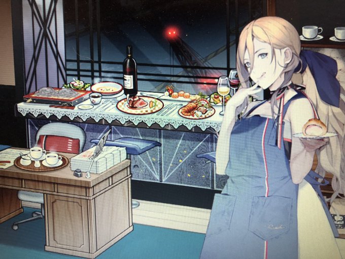 フランスはさすがの貫禄である。ざるそば置いてあるけど 