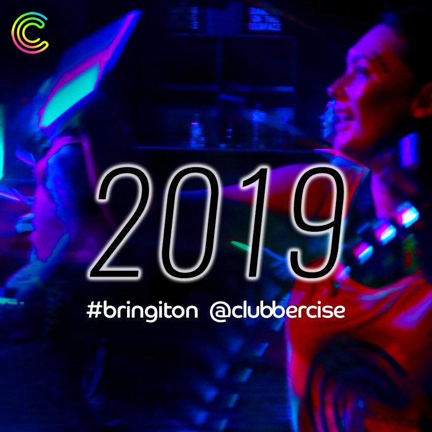 clubbercise's tweet photo. Happy new year to all our clubbers, instructors and fans across the globe π Are you raving (π) or behaving tonight (π)? #HappyNewYear2019 #JoinTheRaveolution #ClubbingismyCardio https://t.co/Dp3Il3eUrY