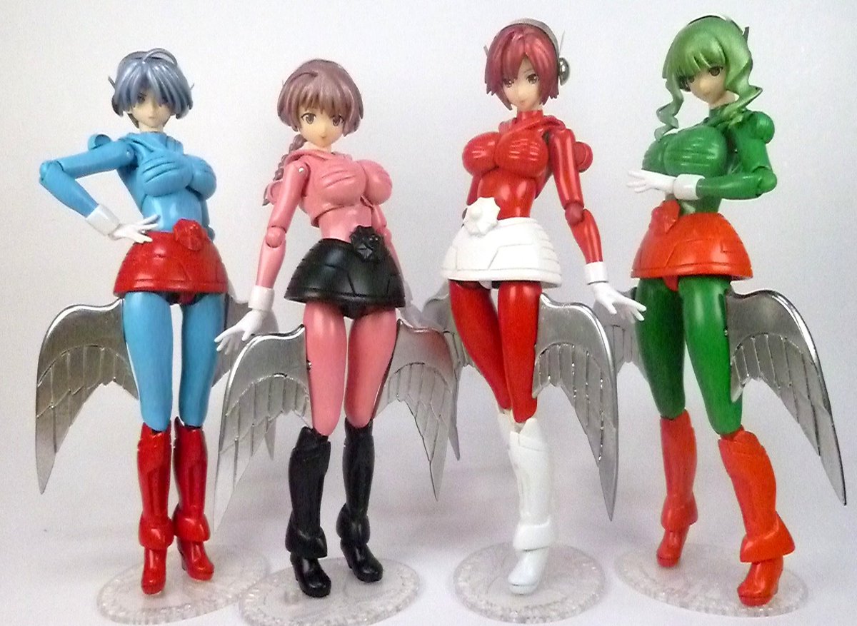 ミクロマン的なモノでは、大きいレディコマンド連作、RMウィーゴGF