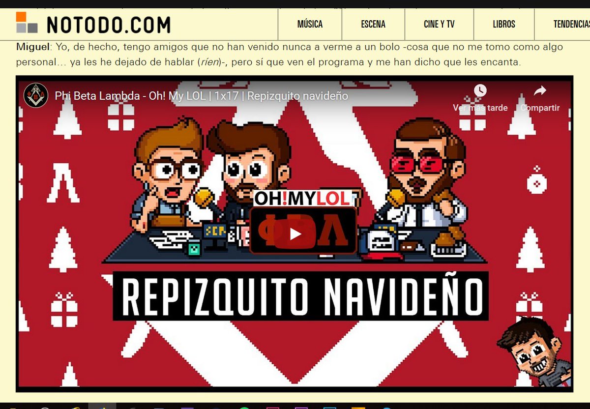 💫Wowoo, mi retratito de las buenas gentes de @PhiBetaLambdaOM sale en <a href="/notodo_/">notodo</a> 👇
notodo.com/phi-beta-lambda   
(La entrevista es un mero trámite, descuidad (quenoqueno) ) 💫