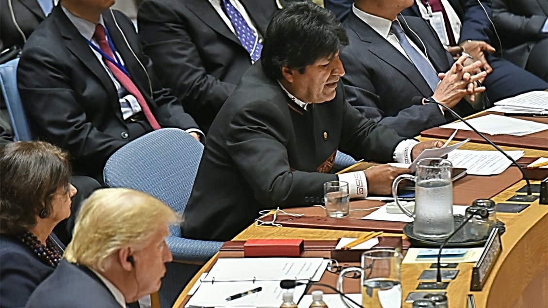 evoespueblo's tweet photo. Hoy culmina nuestra membresía en el Consejo de Seguridad de la @ONU_es. En estos dos años, #Bolivia🇧🇴 ha sido la voz de los pueblos. Hemos defendido al multilateralismo, al derecho internacional por la paz y la justicia. Misión cumplida. https://t.co/PFMfopsQ4t