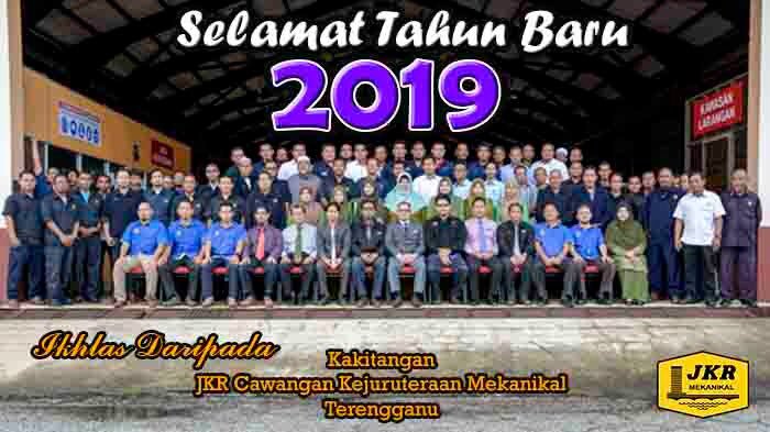 Selamat Tahun Baru 2019 daripada seluruh warga kerja JKR Cawangan Kejuruteraan Mekanikal Negeri Terengganu. Semoga terus cemerlang dalam melaksanakan tugas yang telah diamanahkan
<a href="/adamsidekgmail1/">Adam Sidek</a> <a href="/irckb_chedin/">irckb</a> <a href="/razgrid1/">🇲🇾 Razdwan Kasim</a> <a href="/yusufghani200/">تذكرة</a> <a href="/JKR_CKM/">JKR CAW. KEJ. MEKANIKAL</a> <a href="/JKRTerengganu/">JKR Terengganu</a>