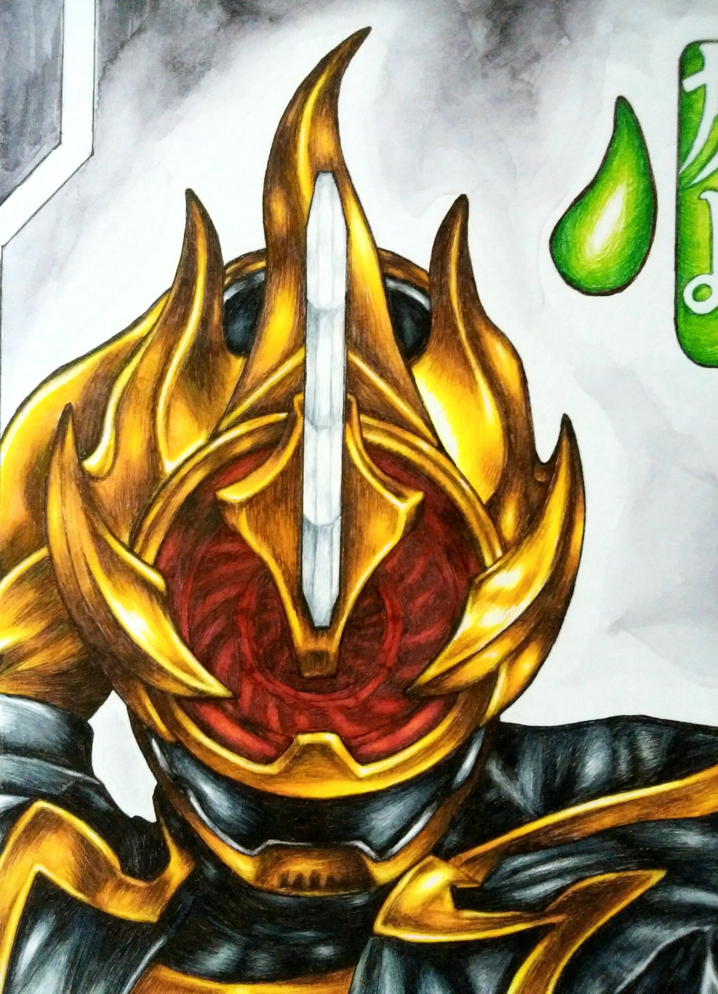 ズンドコalive 仮面ライダーネクロム 友情バースト魂を描きました 色紙は7月のウォータードラゴン以来 感想等はリプにぶら下げておきますので よろしければ T Co Aiocxixxs7 Twitter